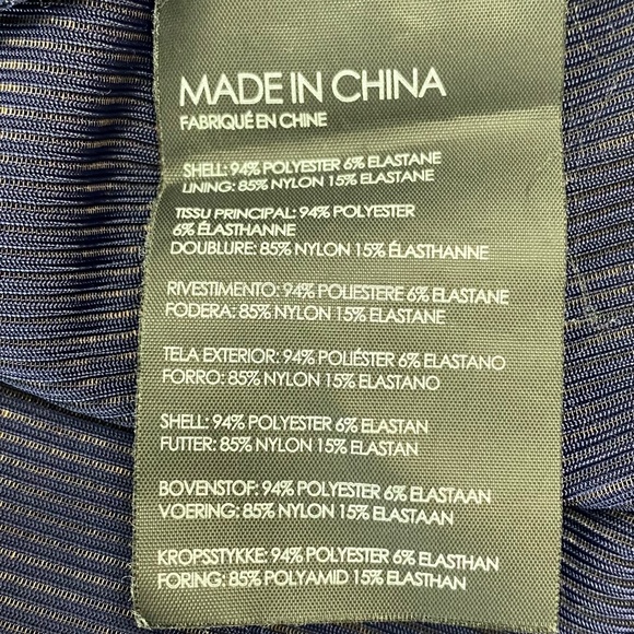 CLUB MONACO Textured Midi Skirt in Blue size Small - Picture 5 of 9